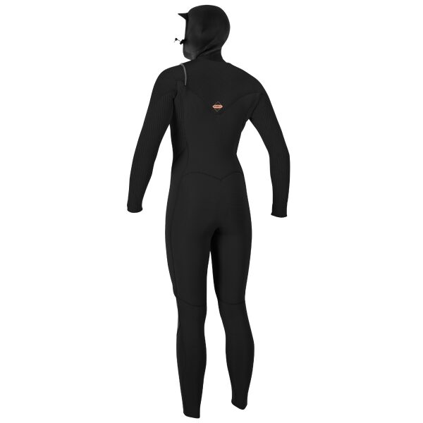 O'Neill Women's Hyperfreak 5.5/4 Hooded Chest Zip Wetsuit