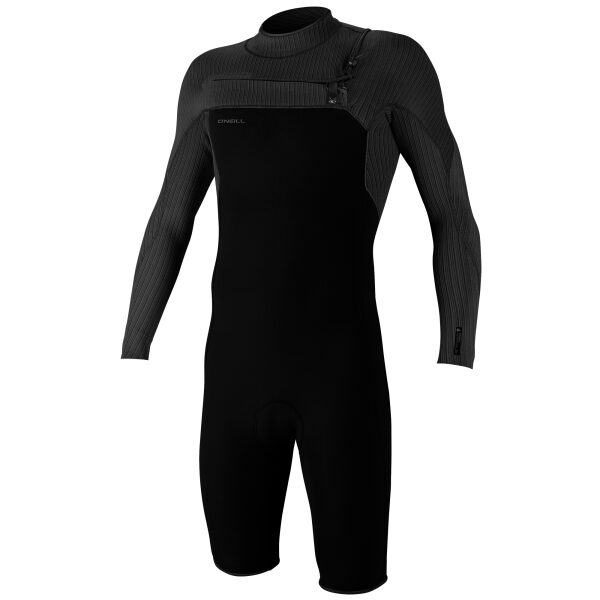 O'Neill Hyperfreak 2mm Chest Zip Long Sleeve Spring Wetsuit - S, BLACK