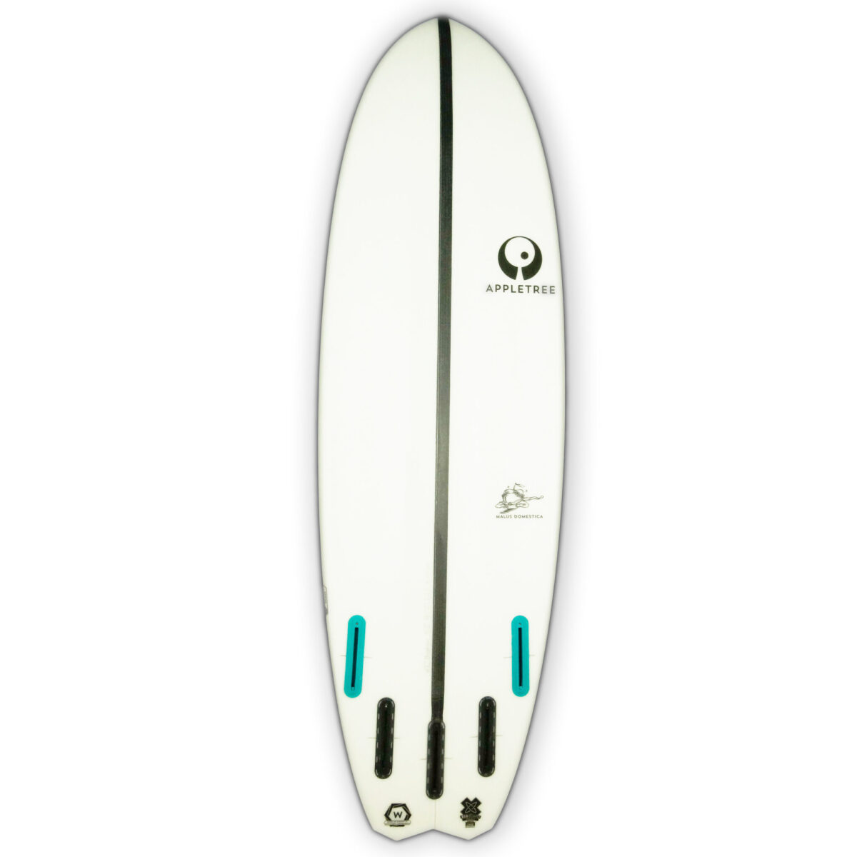 Appletree Malus Domestica White Line Kite Surfboard 2023 - Image 2