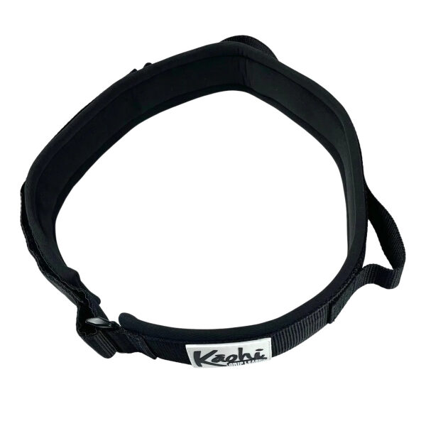 Kaohi Padded Black Belt Waist Belt (Belt Only)