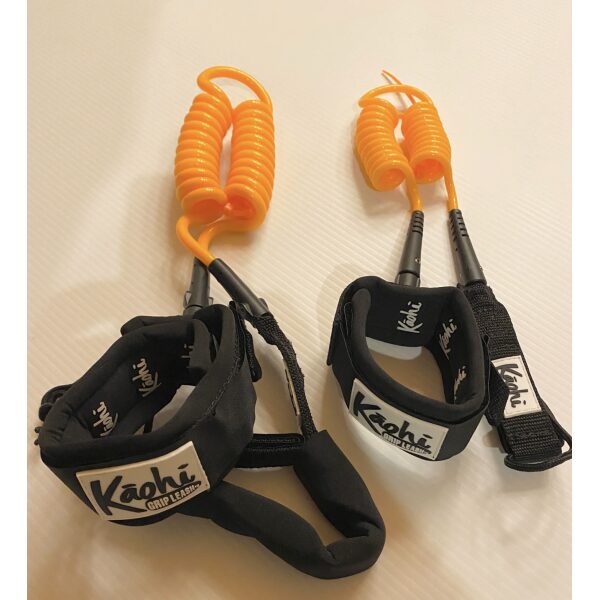Kaohi Grip Board Leash - Double Coil 8mm