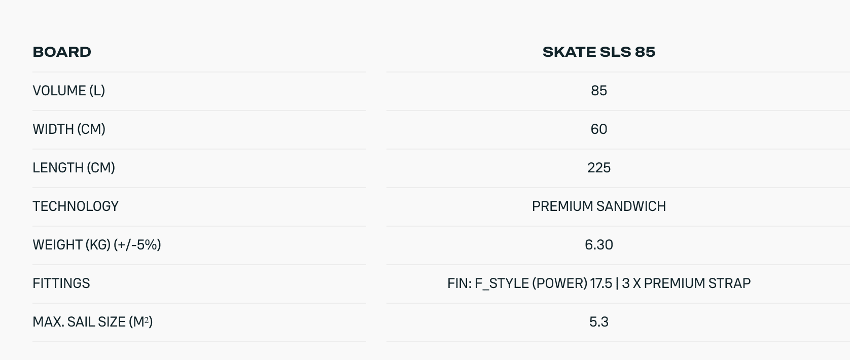 Duotone Skate SLS Windsurf Board 2024 Duotone Skate SLS Windsurf Board 2024