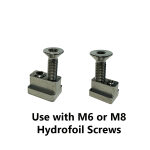 Foilite Titanium Locking Universal M6/M8 Track Nut (Set of 4)