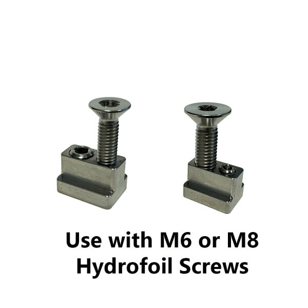 Foilite Titanium Locking Universal M6/M8 Track Nut (Set of 4)