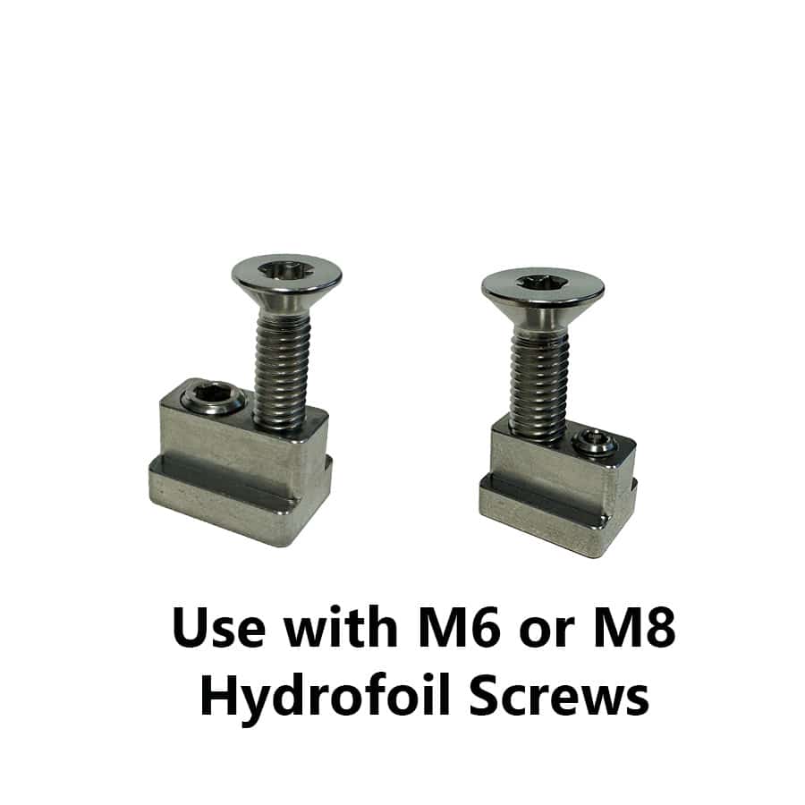 Foilite Titanium Locking Universal M6/M8 Track Nut (Set of 4) Foilite Titanium Locking Universal M6/M8 Track Nut (Set of 4)