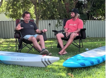 Dave Kalama Video Interview: V2 Barracuda Downwind Boards