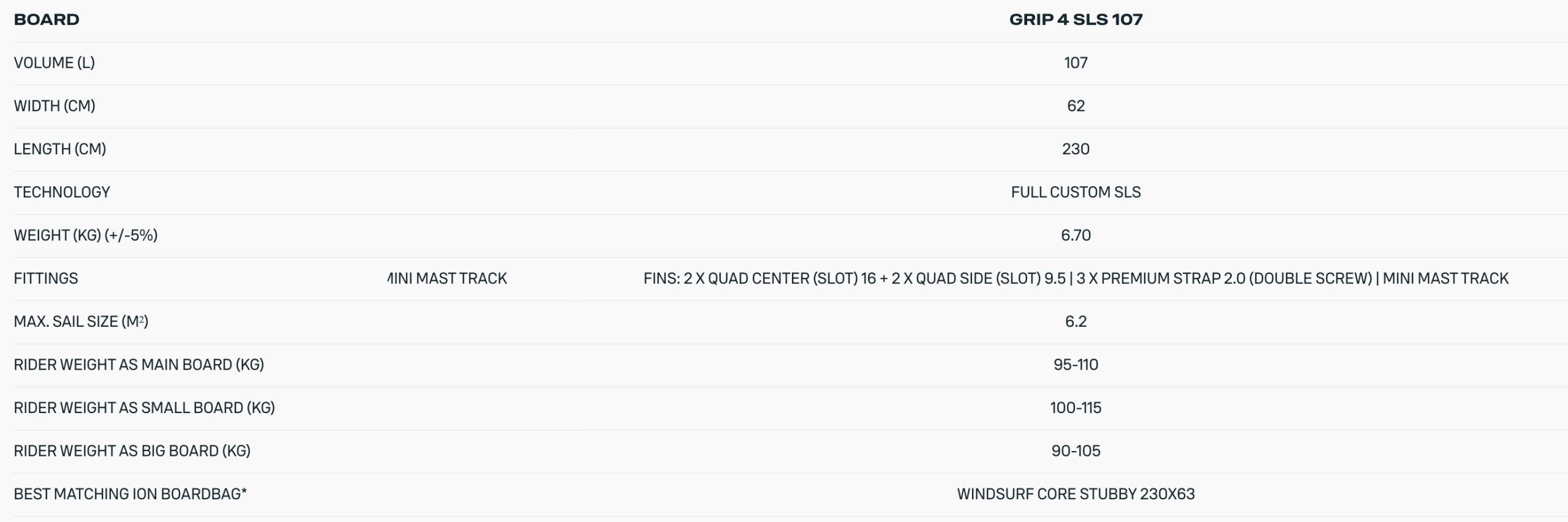 Duotone Grip 4 SLS Windsurf Board 2025 Duotone Grip 4 SLS Windsurf Board 2025