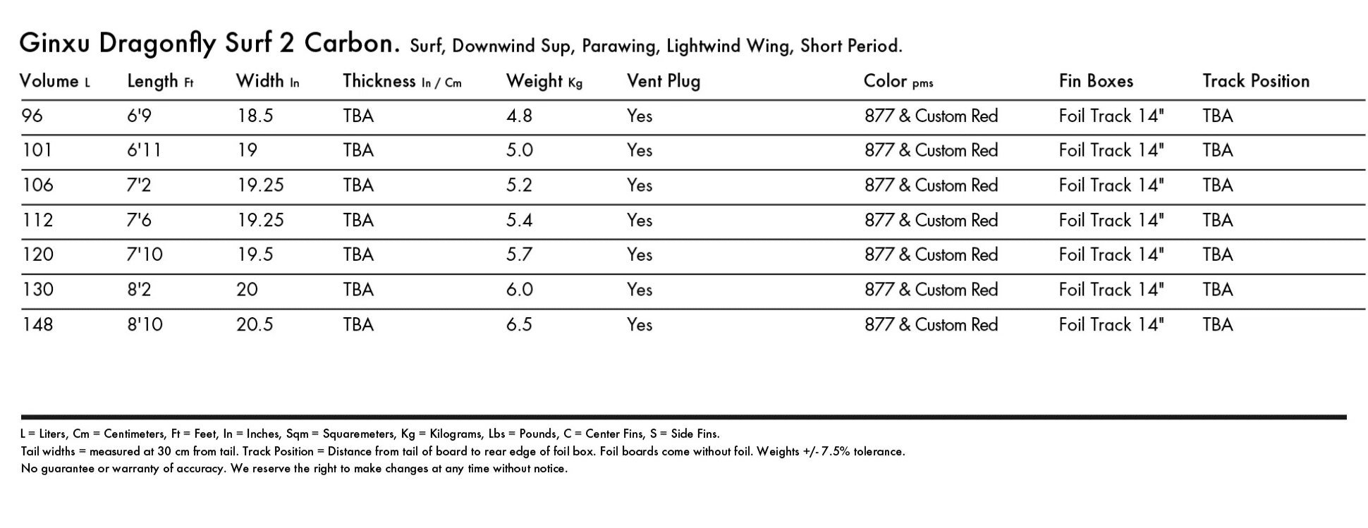 KT Ginxu Dragonfly Surf2 Carbon Downwind SUP Foil Boards 2025 KT Ginxu Dragonfly Surf2 Carbon Downwind SUP Foil Boards 2025