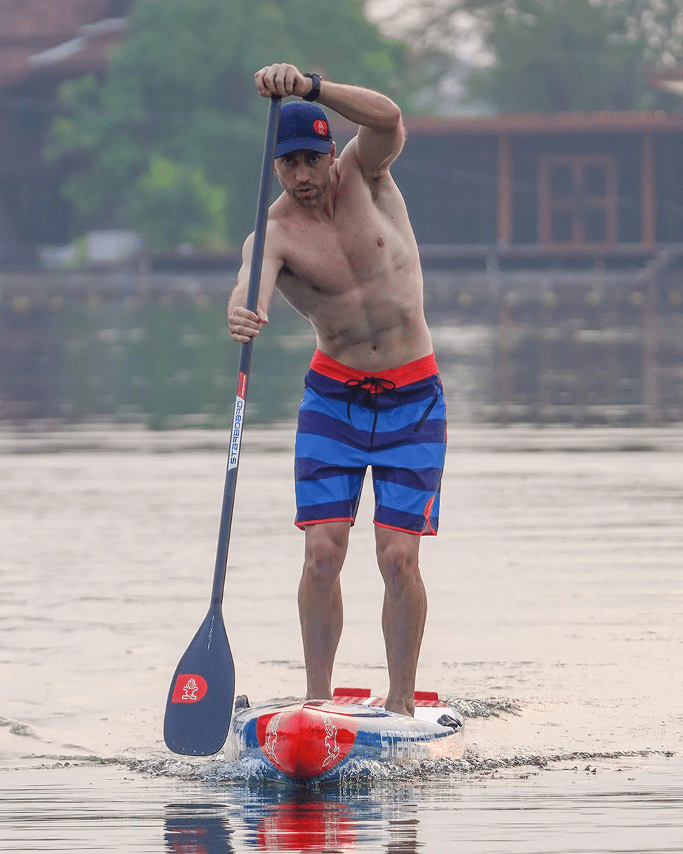 2025 Starboard Gen R 14'x23" Blue Carbon SUP Board with Bag 2025 Starboard Gen R 14'x23" Blue Carbon SUP Board with Bag