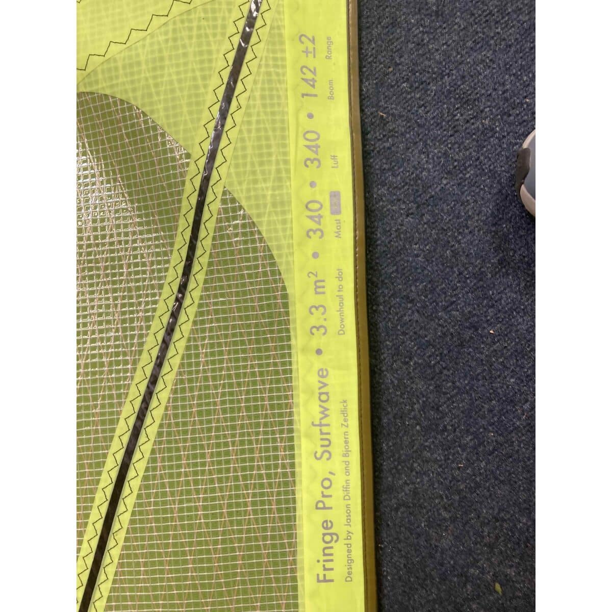 Goya Fringe Pro 2021 3.3 USED Windsurfing Sail