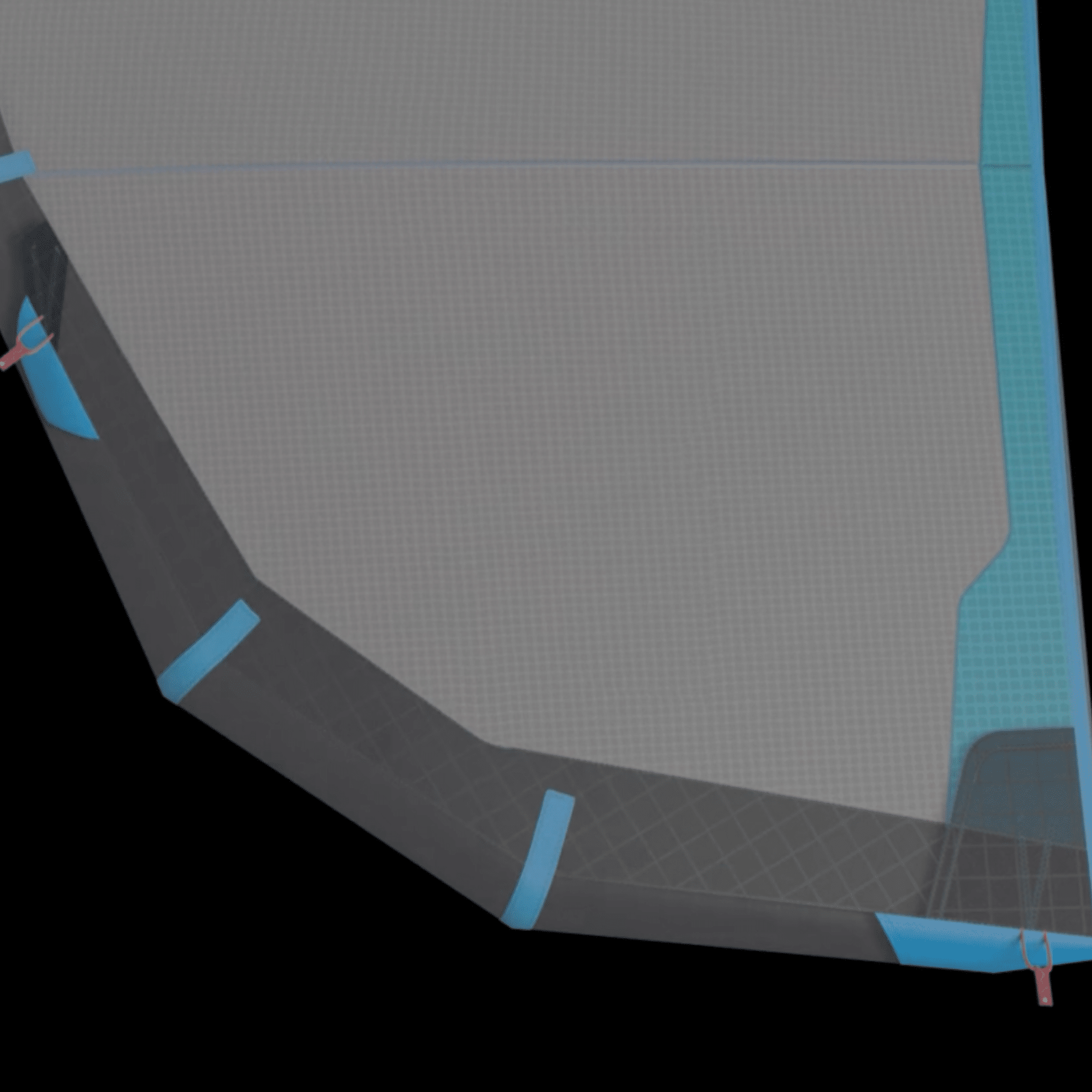 Duotone Rebel SLS Concept Blue Kiteboarding Kite 2026 Duotone Rebel SLS Concept Blue Kiteboarding Kite 2026