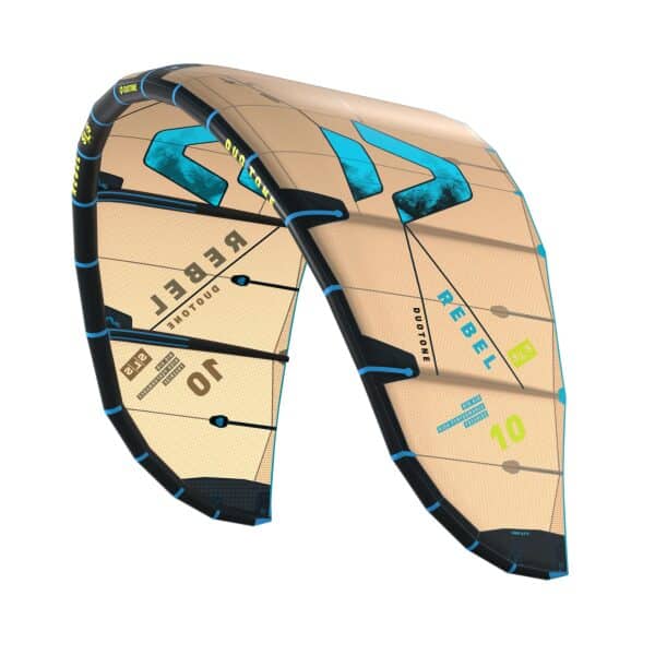 Duotone Rebel SLS Kiteboarding Kite 2026 - 14M, Sand/Turquoise