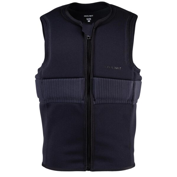 Prolimit Predator Half Padded Frontzip Impact Vest 2025 - S, BLACK