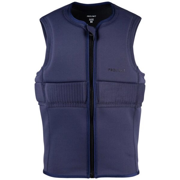 Prolimit Predator Half Padded Frontzip Impact Vest - Navy Blue, S