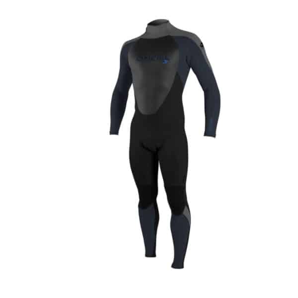O'Neill Epic 4/3 Back Zip Men's Wetsuit - Black/Slate/Smoke, L