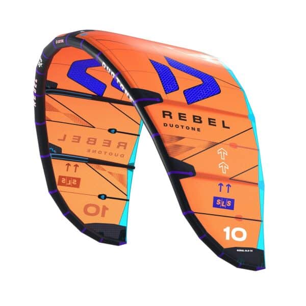 Duotone Rebel SLS Kiteboarding Kite 2025 - 7.0m, C04 | Orange/Blue