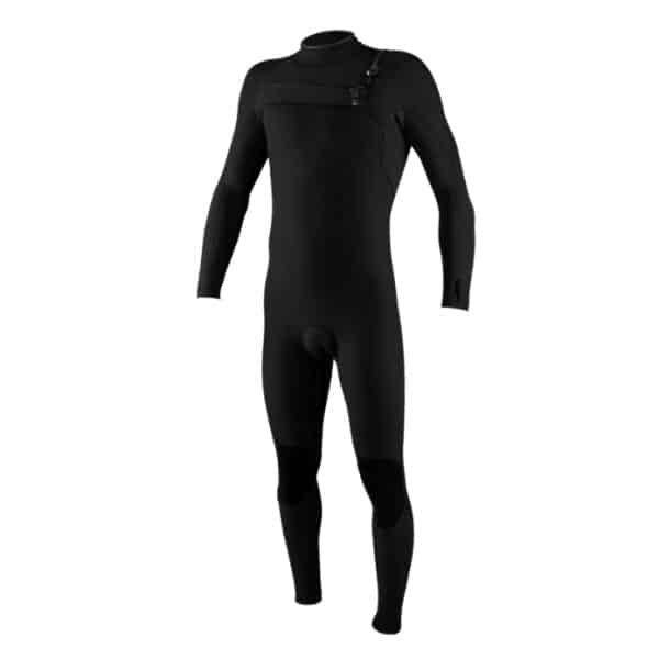 O'Neill Hyperfreak 4/3+mm Chest Zip Full Wetsuit - XS, Black Black