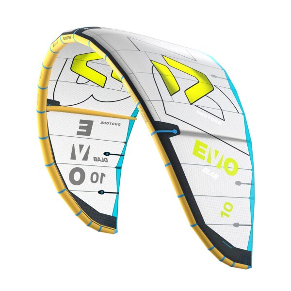 Duotone Evo D/Lab Kiteboarding Kite 2026 - Grey/Lime, 10m