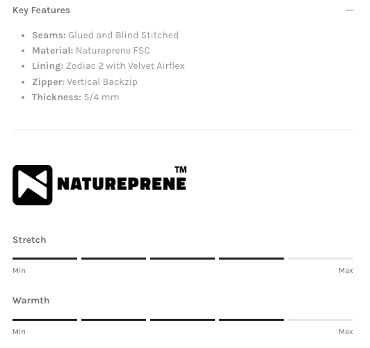 Prolimit Flare Steamer V-Zip 5/4 Women's Wetsuit 2026