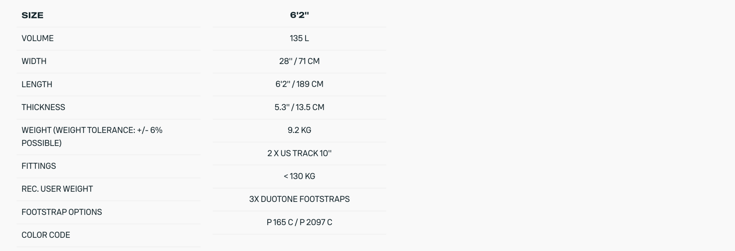 Duotone Sky Free Wingfoil Board DST 2026 | 6'2"