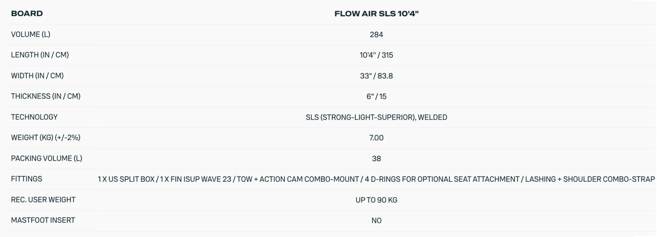 Duotone Flow Air SLS Inflatable SUP