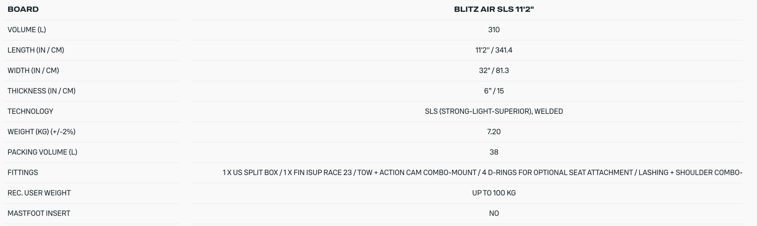 Duotone Blitz Air SLS Inflatable SUP