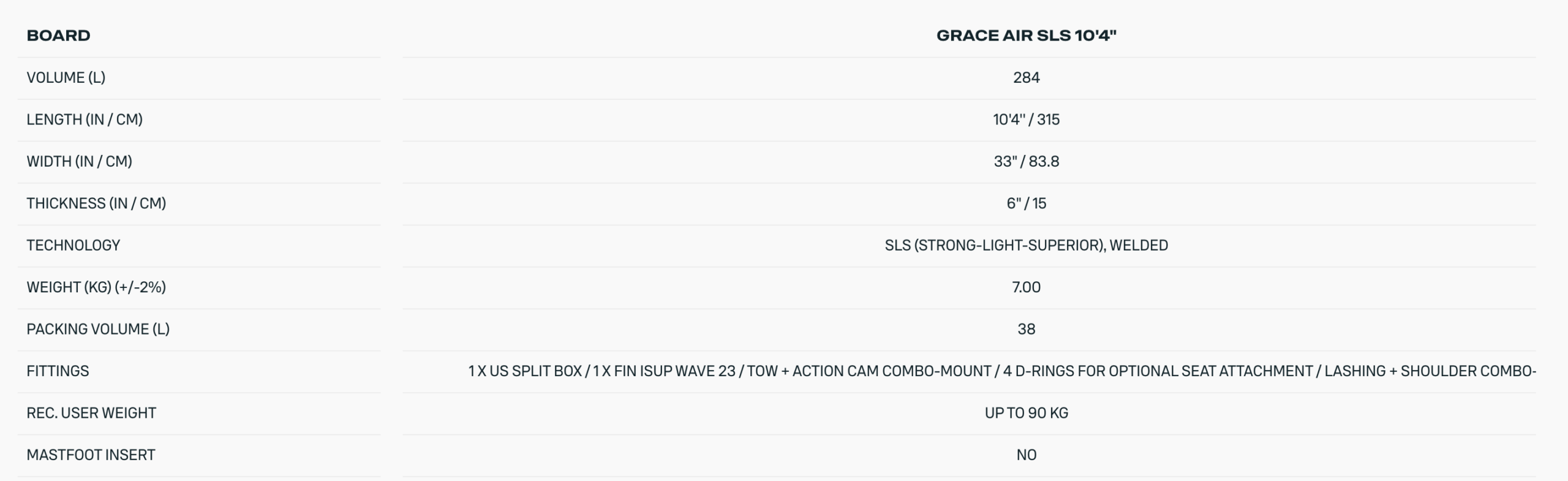 Duotone Grace Air SLS Inflatable SUP