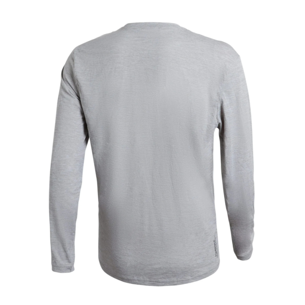 Florence Marine X Airtex Long Sleeve Hooded Shirt | Light Heather Grey