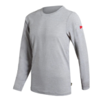 Florence Marine X Airtex Long Sleeve Hooded Shirt | Light Heather Grey