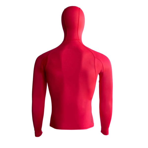Florence Marine X Long Sleeve Hooded Rashguard | Rescue Red