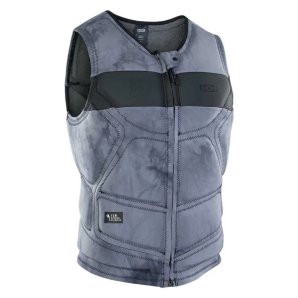 Ion Collision Select Front Zip Men's Impact Vest - Tiedye LTD Grey, XL