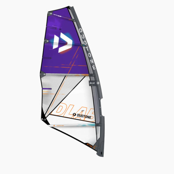 Duotone Super Hero D/Lab Windsurf Sail 2026 - Violet/White, 3.7