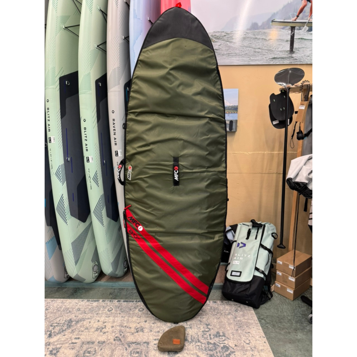 CONSIGNMENT Infinity Blur V3 8'2" x 29" (110L) 2025 A+ Condition | w/ Board Bag