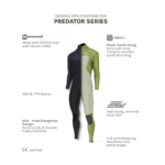 Prolimit Predator Steamer Freezip 6/4 Men's Wetsuit 2026