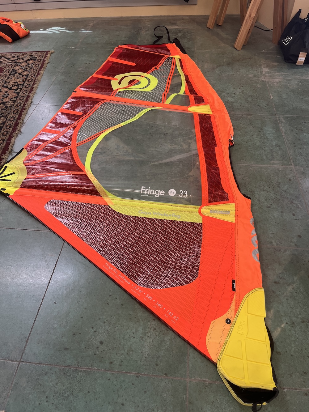 IMG_4049.jpeg Goya Fringe Pro 3.3 USED 2023 Windsurf Sail - Image 1