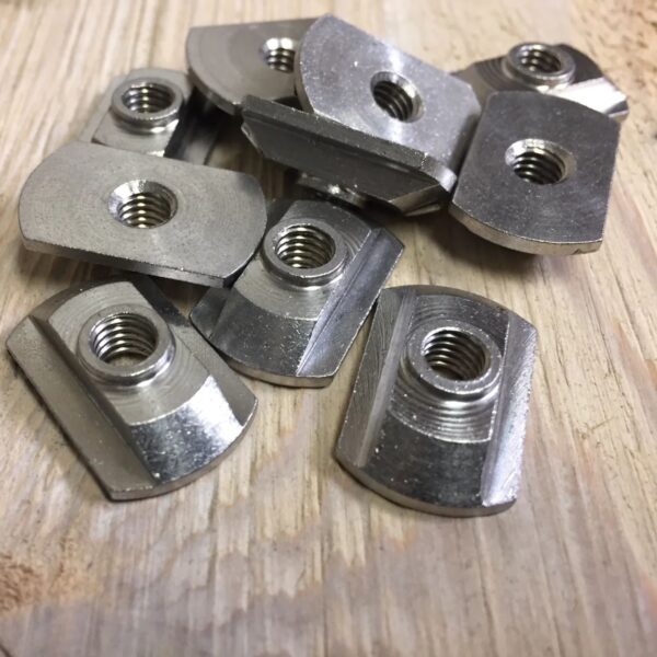 Foil Mount Stainless Steel Track-Nuts (Sold Individually)