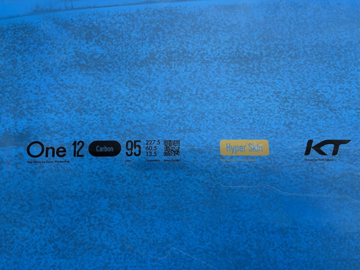 Goya One 12 Carbon 95 USED Windsurf Board - Image 14
