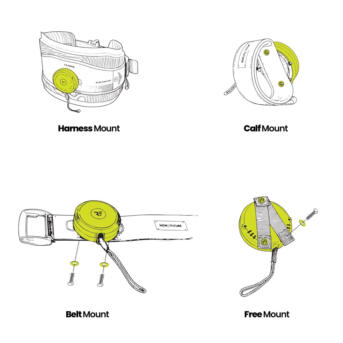 Ride Engine RE_Tractable Reel Leash | Base - Image 4
