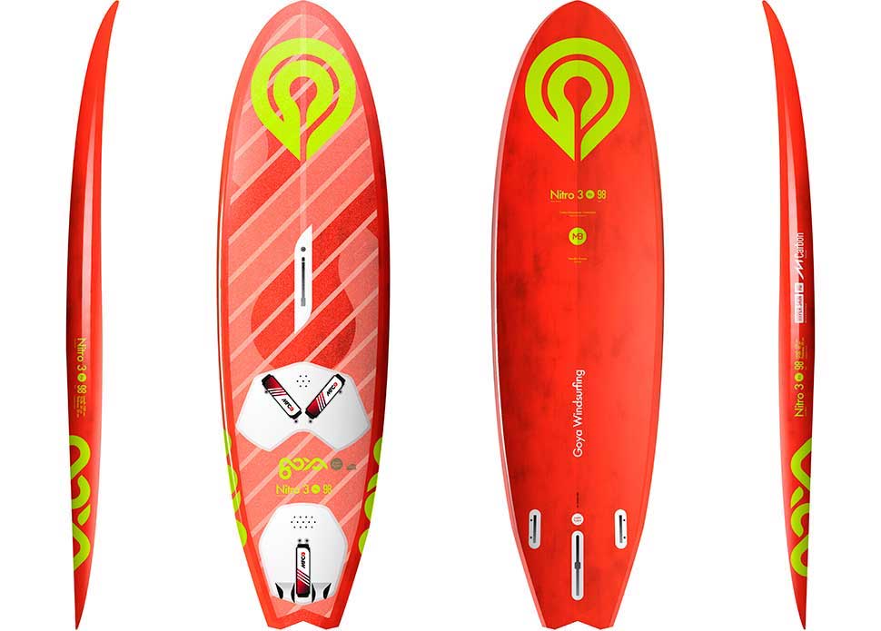 2022_Goya_Windsurfing_Nitro_3_Pro_rev2.jpeg Goya Nitro Pro Windsurfing Board 2024 - Image 1