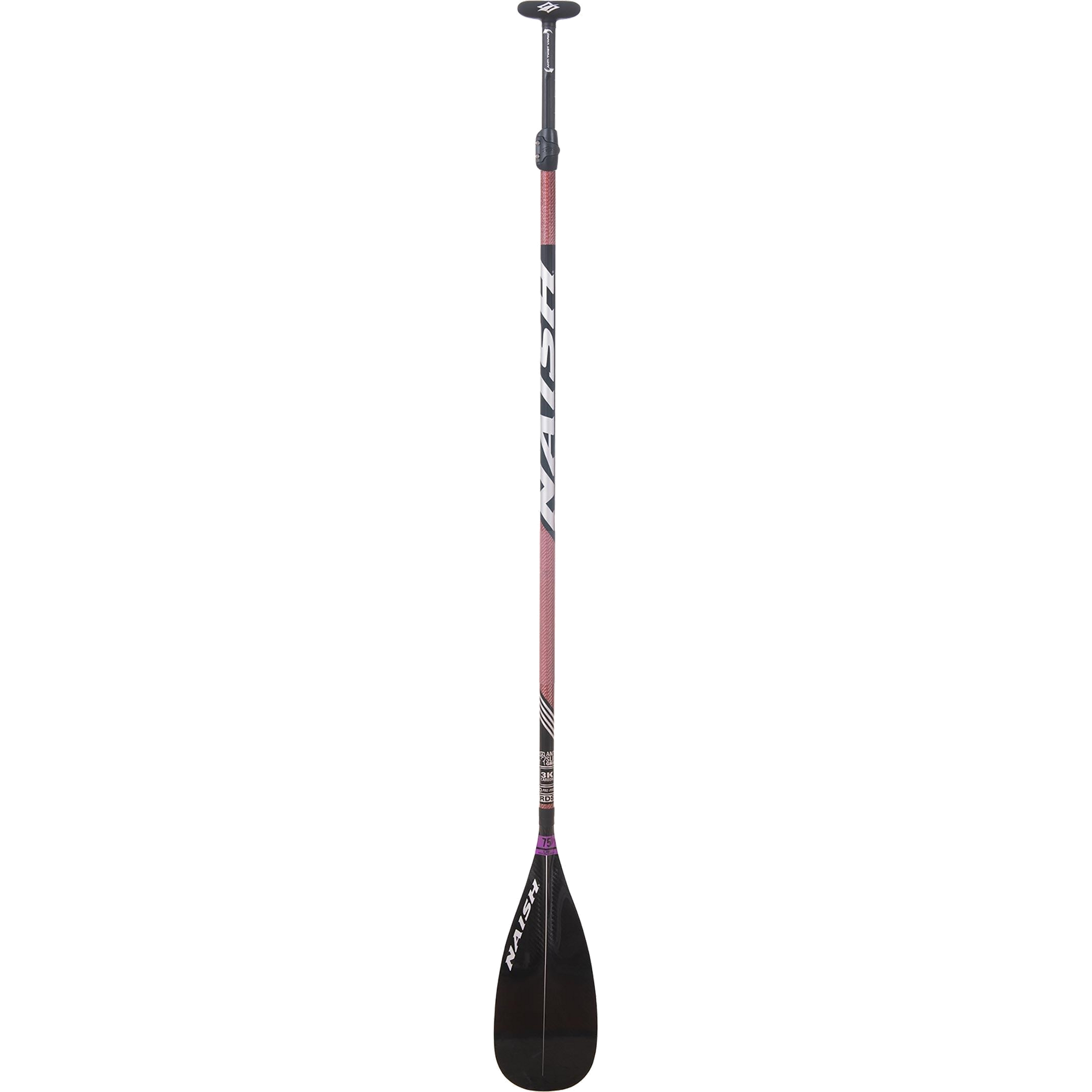 Naish Alana Vario Paddle S26 75 RDS 1 Naish Alana Vario SUP paddle S26, 75 blade, RDS shaft, front view