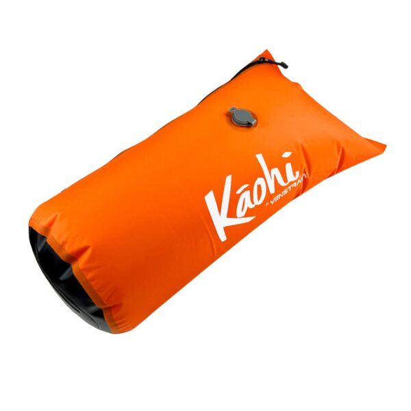 Kaohi V-Dry compression vacuum bag in orange with air valve