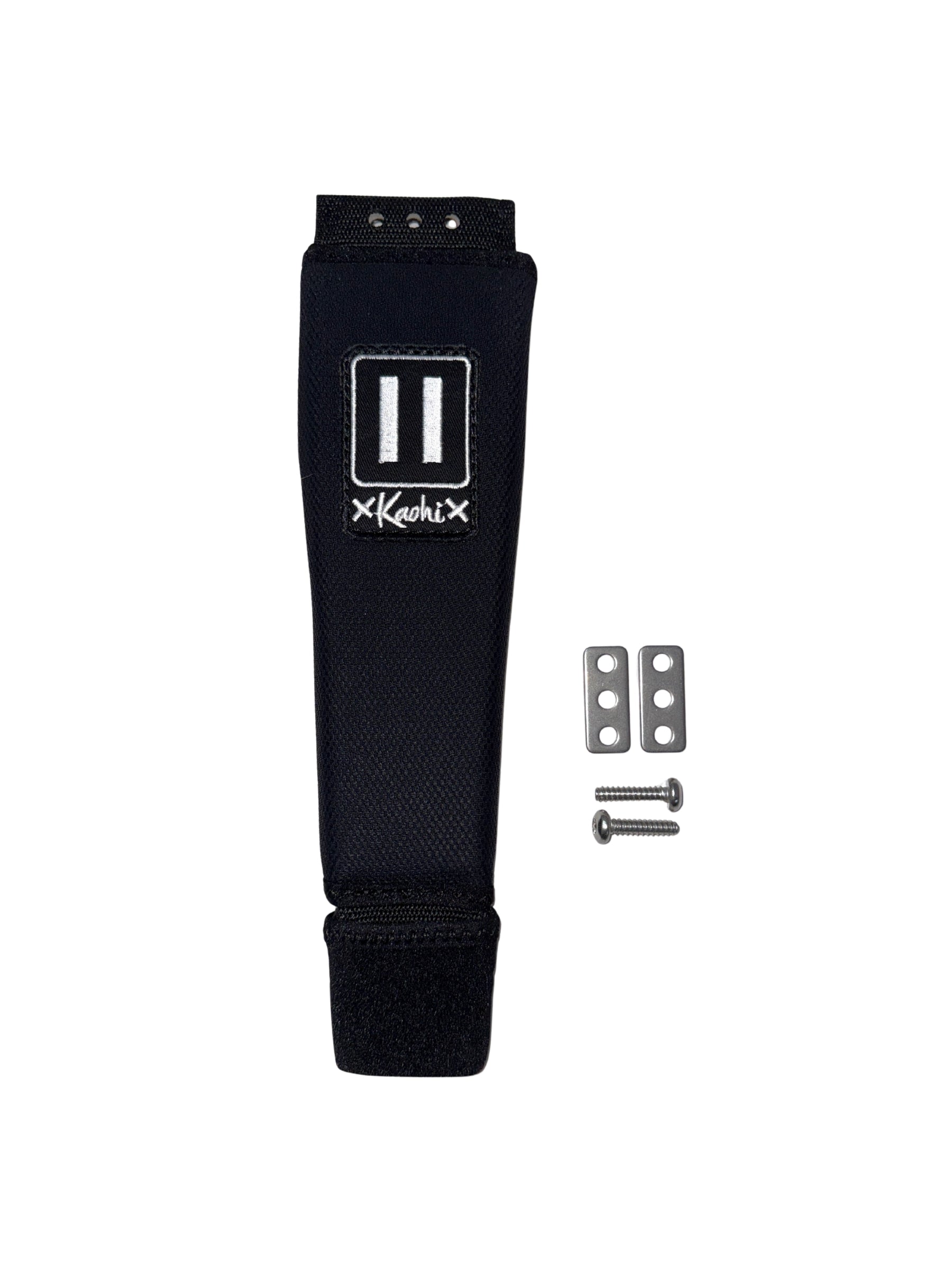 One by One x Kaohi Foot Strap One by One x Kaohi foot strap, front, with stainless screws and washers