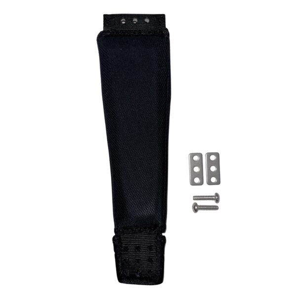 One by One x Kaohi foot strap, back, with mounting hardware