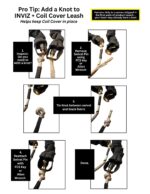 Kaohi Inviz + Coil Cover Hybrid Leash (4' x 7mm)