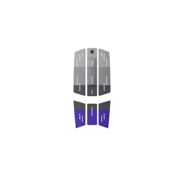 Duotone Traction Pad Front 2027 Gray/Purple 6-piece front deck pad