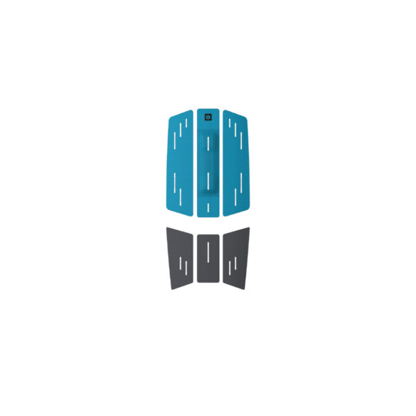 Duotone Traction Pad Front 2027 Gray/Turquoise 6-piece front deck pad