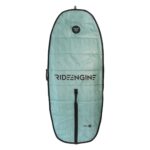 Ride Engine Solar Shield Wing Foil Bag back with hook and loop mast slot
