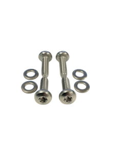 Duotone Fusion Boom/Handle Screw Set, four stainless TX30 M6 screws with washers