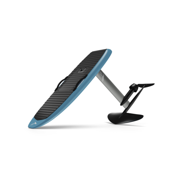 Lift5 F 4'9" Sport eFoil in Tide Pool Blue, front tilt view