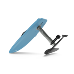 Lift5 F 5'4" Cruiser eFoil in Tide Pool Blue, rear tilt view